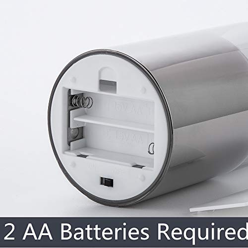 Eywamage CA-MA005-S3-GREY Smoke Grey Glass Flameless Candles thumb #2