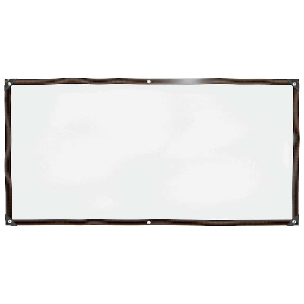 vidaXL Clear Tarpaulin with Eyelets 1x2 m Polyethylene, transparent tarpaulin, heavy duty clear tarp, clear tarpaulin sheet, clear tarp