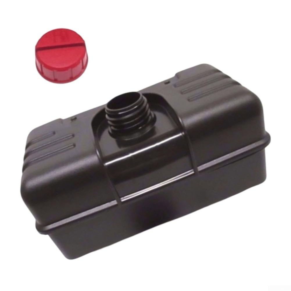 Réservoir de carburant de 3,8 L pour Tecumseh 34186A - Remplacement pour broyeur de 8,5 CV - Fraise à neige - Plastique robuste avec bouchon rouge