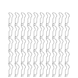 EaseSunny 50 Stück Edelstahl-Pflanzenkäfigverbinder, 14 mm Rundrohr-Gewächshaushalterung, Befestigungsschnallen für Gartenzaun und Schuppenbau