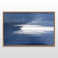 Framed Canvas Wall Art Abstract Landscape Canvas Prints Home Artwork Decoration for Living Room,Bedroom - 16x24 inches