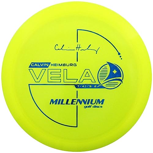 Mint Discs Millennium Calvin Heimburg Signature Flat Top Quantum Vela Fairway Driver Golf Disc, 170-172g
