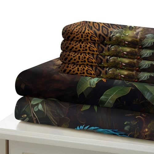 Parure de lit de luxe jaguar housse couette 3D premium - 7