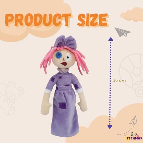 Image of Circus Joker Girl Plush Toy Stuffed Plushie Doll Toys Collectible Gifts for Kids Fans Adults Birthday