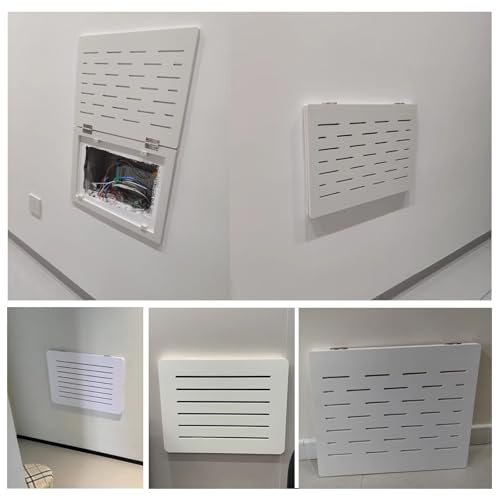 Stylish Decorative Breaker Box Cover - Wall-Mounted Electric Meter Art, Breathable Fuse Cabinet, Easy Installation, Ideal Home & Office Hidden Decor