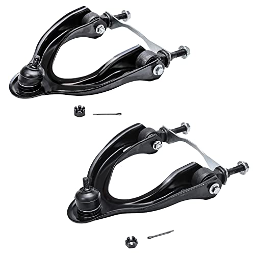 Image of Detroit Axle - 14pc Front End Kit for 1992-1995 Honda Civic 1993-1997 Civic Del Sol 1994-1997 Integra Upper Lower Control Arms Inner Outer Tie Rods Lower Ball Joints Sway Bar Links Boots Replacement