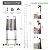 Dajianglx 26.2FT Telescoping Aluminum Extension Ladder, Telescopic Ladder with Hooks?330lbs Capacity, Multi-Purpose Collapsible for Home, Outdoor Work, Silvery