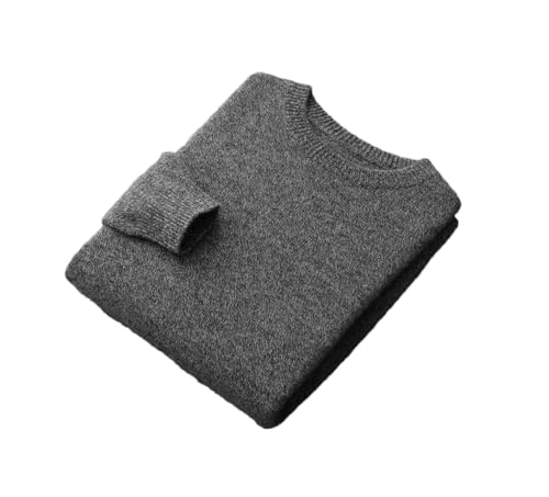 Men's 100 Percent Wool Pullover Sweater Casual Crew Neck Knit Warm Soft Pullover