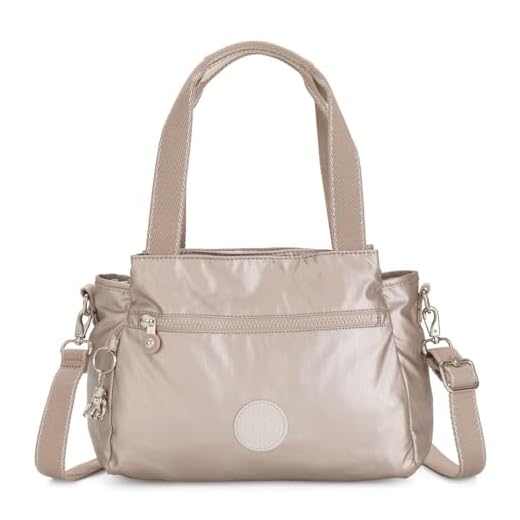 Kipling ALVAR Tracolla media, Metallic Glow (Argento)