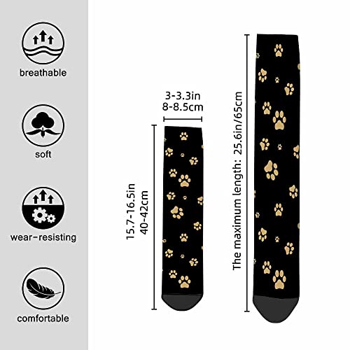 Image of Pehede Socks Mens Fun Dress Socks for Women Funny Novelty Crazy Design Socks