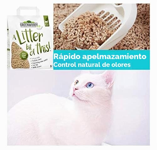 Greenwoods - Cama para gatos (3 x 8 L)