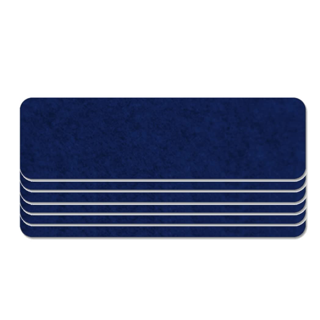JYMYGS 21.7”x7.9” Soft Carpet Stair Treads Self Adhesive 15 Pack, Non Slip Stair Carpet Runners Machine Washable Mats/Rugs, Stair Pads Carpet Tiles for Kids Elders and Pets, Blue