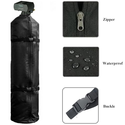 Funda para Suavizador de Agua 13x54in Negra Resistente miniatura 3