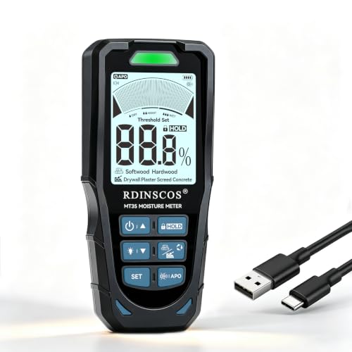 RDINSCOS Rechargeable Pinless Meter
