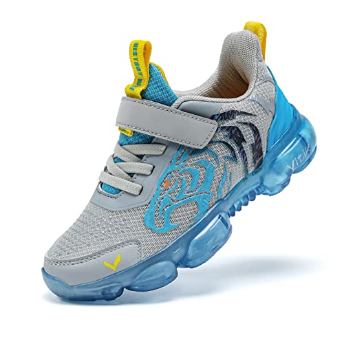 Image of JMFCHI Boys Girls Kids Sneakers Knitted Mesh Running Tennis Athletic Shoes | Breathable,Lightweight,Comfortable,Non-slip,Easy wear,Casual fashion,Indoor outdoor,Gym sport,Daily play,Little /Big Kid