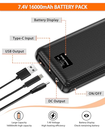 Electric Heated Vest for Men: Lightweight Warming Heated Vest - Womens Winter Heating Jacket with 16000mah Battery4