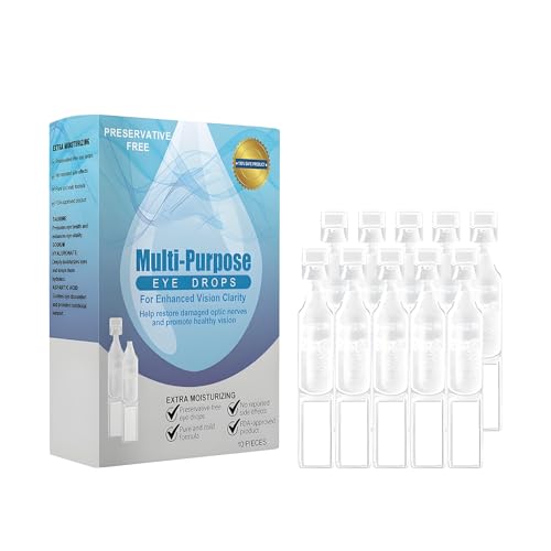 Lihyiey 10Pack Soothing Lubricant Eye Drops Eye drops Relief for Redness & Irritation Fighting Dry and Tired Eyes Enhances Clarity of Vision Easy to Carry