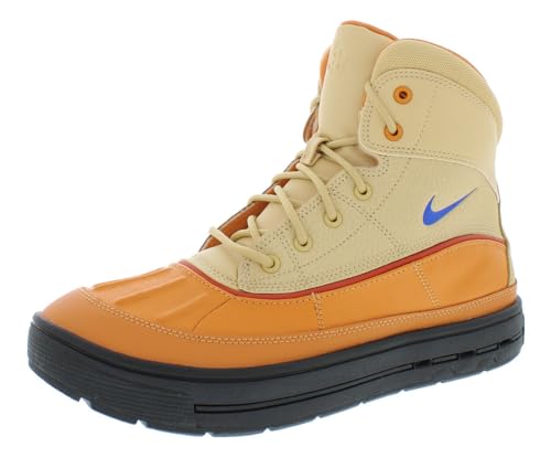 Nike Big Kid's Woodside 2 High Sesame/Game Royal-Hot Curry (524872 201) - 7