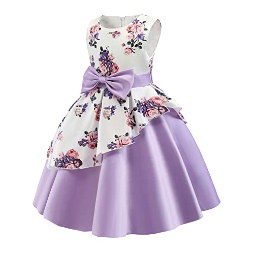 COMISARA 2-9T Girls Flower Dresses Pageant Party Easter Gown Dresses2
