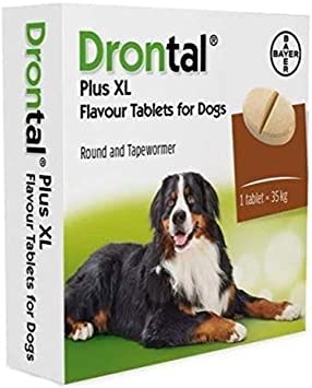 Bayer CentroVete Vermifugo Antiparassitario Multi Aroma XL per Cane in Compressa (2 CPR) - Combatte i Principali Parassiti Intestinali