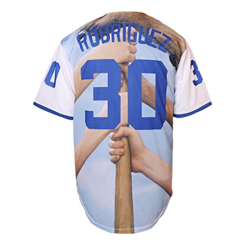 Phoneutrix Benny 'The Jet' Rodriguez 30 The Sandlot Legends #23 Bel Air Short Sleeve 3D Print Fashion Baseball Jersey (30, Large) #TOP2