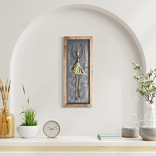 Wakefit Dancing Dolls Frame 2 Metal Wall Art | Wall Décor for Home, Office, Study Room-Multicolour (B0BTPPX31M) Amazon Price History, Amazon Price Tracker