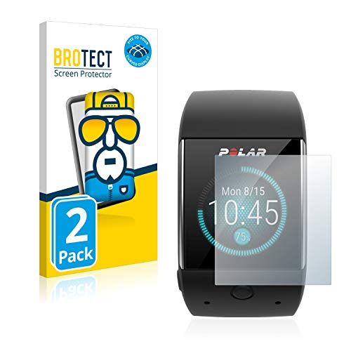 BROTECT Protector Pantalla Completa para Polar M600 (2 Unidades) 3D Curvo