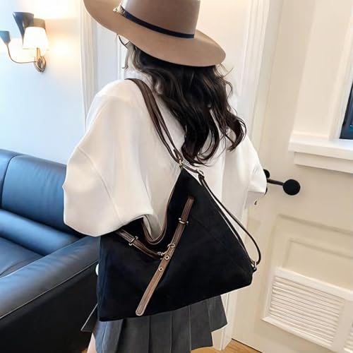 Bolso Crossbody de gamuza sintética para mujer miniatura 3