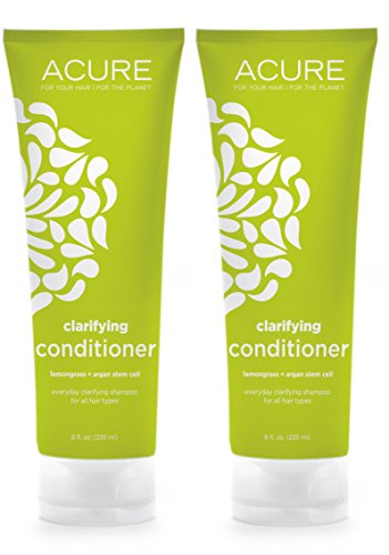 Acure Organics Lemongrass and Argan Oil Stem Cell Volume Natural Conditioner ...