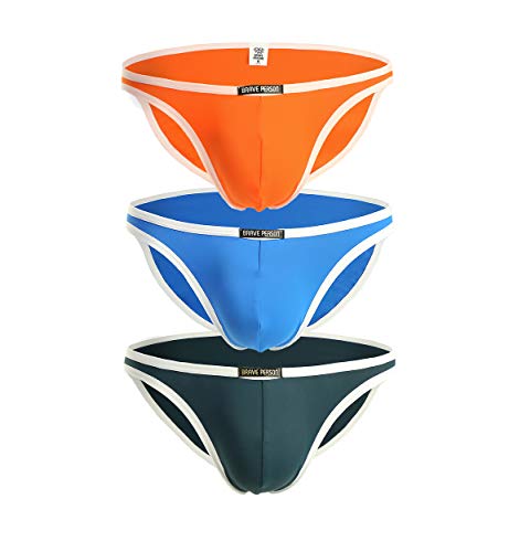 Super Soft Nylon Bikini Men's Yoga Exercise Briefs Good Elasticity Underwear 1119