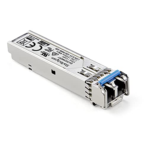 Image of StarTech.com Cisco GLC-EX-SMD Compatible SFP Module - 1000BASE-EX - 1GbE Single Mode Fiber SMF Optic Transceiver - 1GbE SFP - LC 40km - 1310nm - DDM Cisco Firepower, ASR920, IE2000 (GLCEXSMDST) | 1GbE Single Mode Fiber Optic Transceiver, 1GE Gigabit Ethernet SFP, LC 40km, 1310nm, DDM Cisco Firepower, SMF