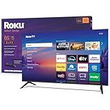 Roku Smart TV 2026 – 65-Inch Select Series, 4K QLED TV – Roku TV with Voice Remote – Flat Screen QLED Television with Wi-Fi for Streaming Live Local News, Sports, & Movies – Bluetooth Headphone Mode
