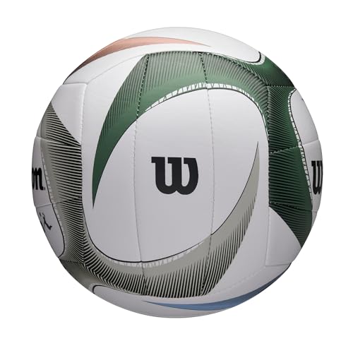 WILSON AVP PXL Volleyball - Official Size, White/Blue/Green - Thumbnail 4