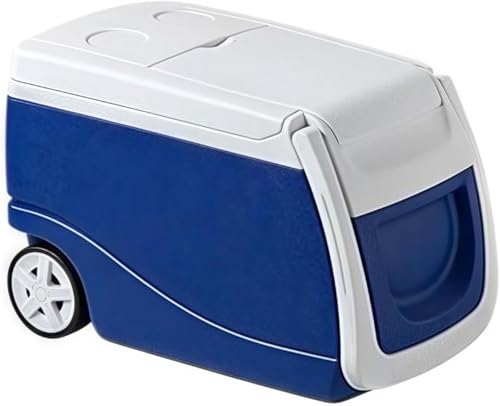 Xiraivke保冷ボックス 40L 大容量 キャスター付き 持ち運びやすい 高密閉性 丈夫で長持ち 冷蔵庫機能 車中泊・キャンプ・バーベキュー・防災用 ビーチ/ピクニック/釣り/ボート/ローリングキャンプ最適?