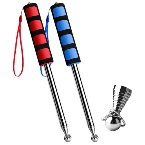 2 Pezzi Asta Bandiera Telescopica,Asta Porta Bandiera Telescopica,Asta della Bandiera Acciaio Inox,Asta Telescopica per Bandiera,2 metri,per Viaggi,Gite,Insegnanti,per Guida Turistica in Campeggio