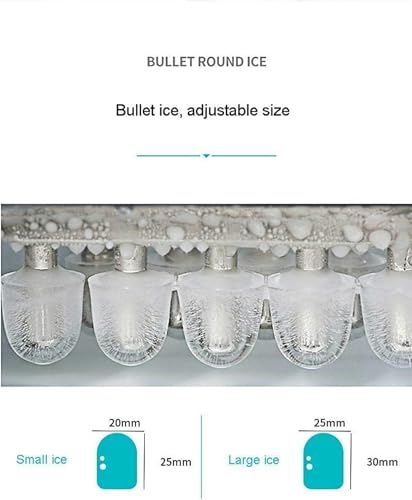 Máquina para hacer hielo de encimera, 15 kg/24 h miniatura 6