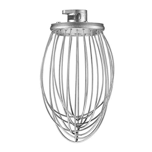 Waring Commercial Batidor de alambre de acero inoxidable para el mezclador planetario de 10 cuartos WSM10L, pieza de repuesto o repuesto WSM10LW
