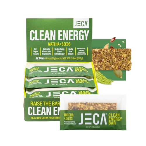 JECA® Matcha Seeds Energy Bars - Plant-Based Snack with Matcha