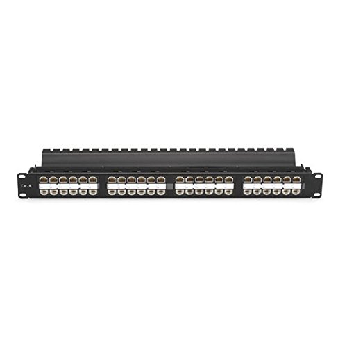 Black Box Cat6�p�b�`�p�l���A�t�B�[�h�X���[�A1U�A�V�[���h�Ȃ��A48�|�[�g-JPM820A-HD