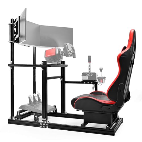 Dardoo 3060 �A���~�j�E�������[�V���O�V�~�����[�^�[�R�b�N�s�b�g�g���v�����j�^�[�}�E���g�t�����b�h�V�[�gG29���[�V���O�R�b�N�s�b�g �X�e�A�����O�z�C�[���ƃy�_���͊܂܂�܂���