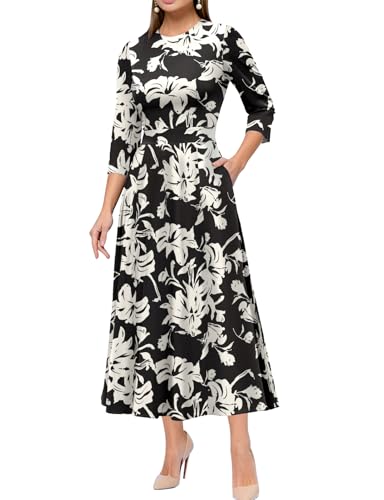 Image of Simple Flavor Women's Vintage Dress Sleeveless O-Neck Party Cocktail Dress
