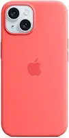 Apple Capa de silicone com MagSafe para iPhone 15 – Goiaba 