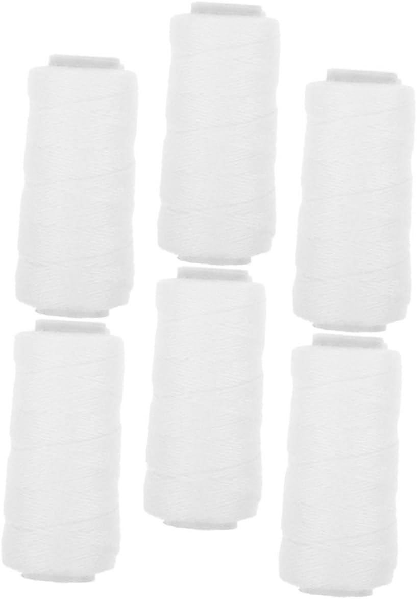 6rolls Hair Removal Device Thread Soft and Cotton Thread for Women's Eyebrow Threading