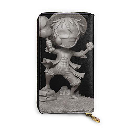 Preisvergleich Produktbild Einteilige Leder-Geldbörse, Retro-Look, Reißverschlüsse, individuelles Design, sportlicher Mann