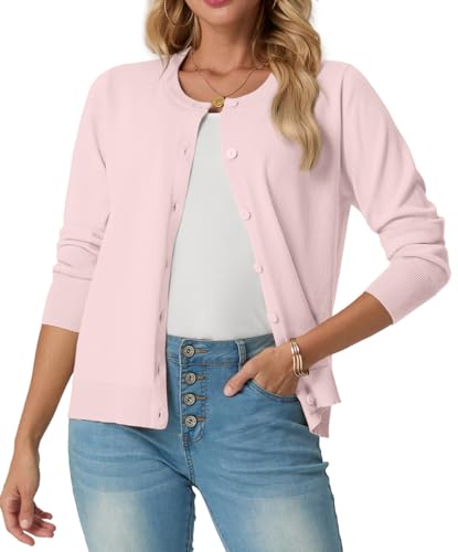 GRECERELLE Cardigan Sweaters for Women Lightweight...
