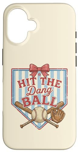 ���킢�����f�B�[�X Hit The Dang Baseball Mom �X�}�z�P�[�X iPhone 16 �p