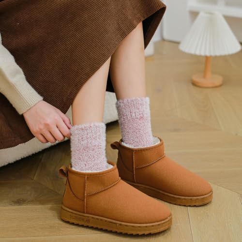 Image of SISOSOCK Cozy Womens Fuzzy Socks,Soft Push Wool Socks,Warm Gifts for Women