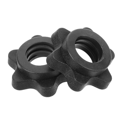 MAGICLULU 2pcs Weight Lifting Barbell Clips Gym Clips for Weight Bar Lightweight and Versatile Weightlifting Collars Easy to Use for Home and Gym Workouts