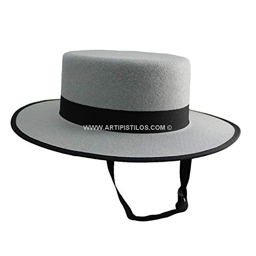 Artipistilos Sombrero Cordobés Talla 58 - Talla 58, Gris - Sombreros De...