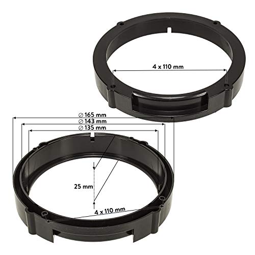 Tomzz Audio 2849-001 gli anelli dell'altoparlante